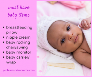 My top 5 must have baby items 
