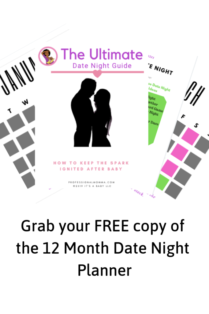12 month date night planner
