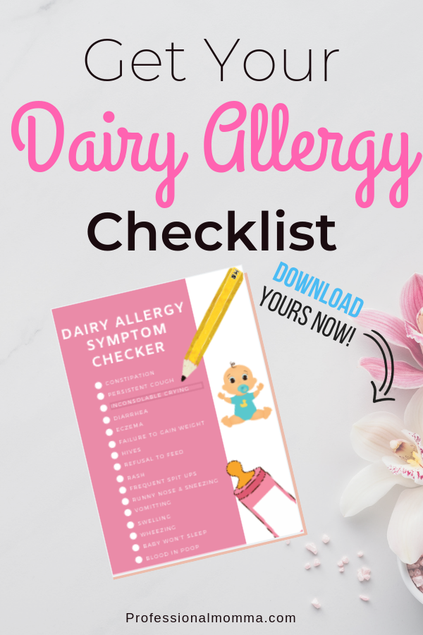 dairy allergy checklist