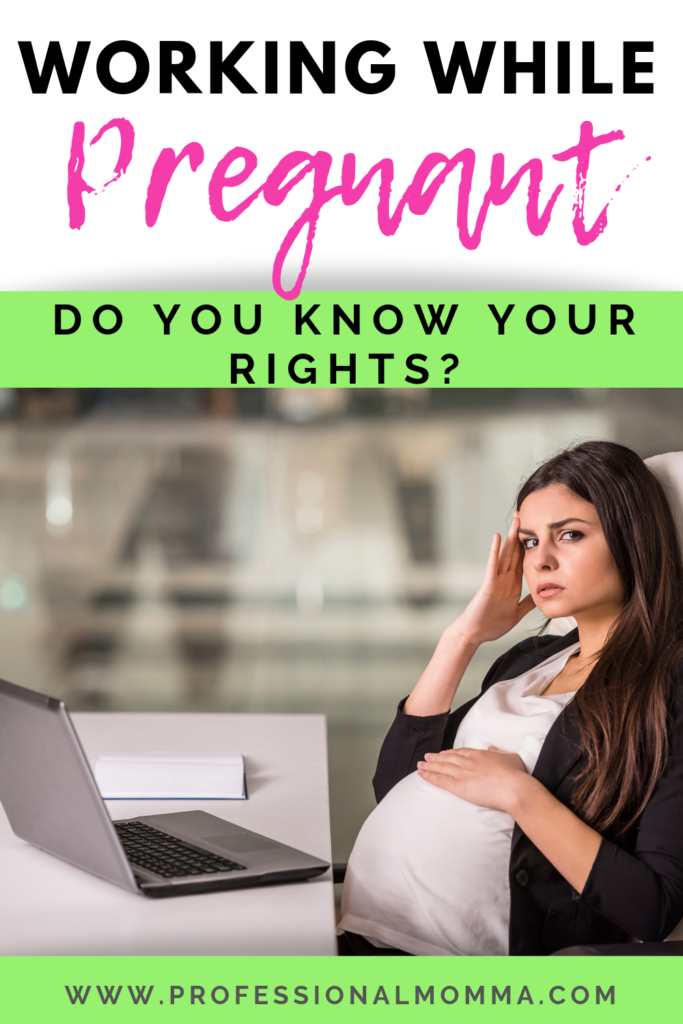 working while pregnant 