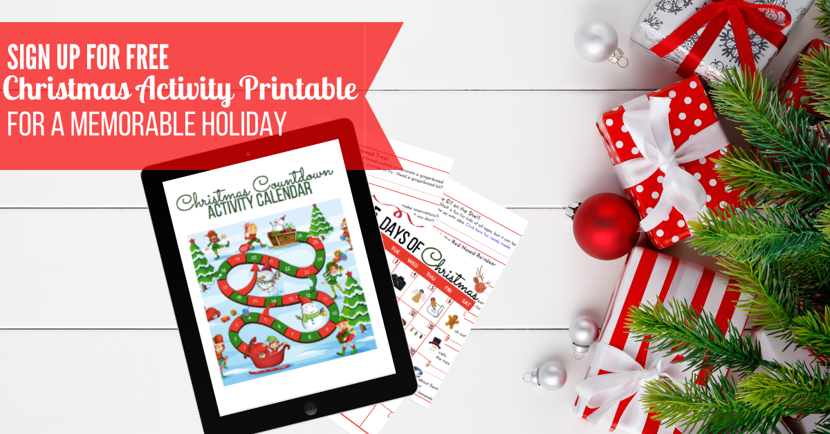 Free printable advent calendar activities