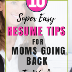 personal statement examples for mums returning to work