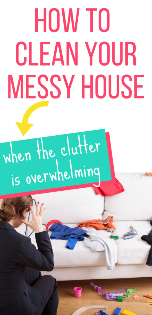 Mom overwhelmed by messy house