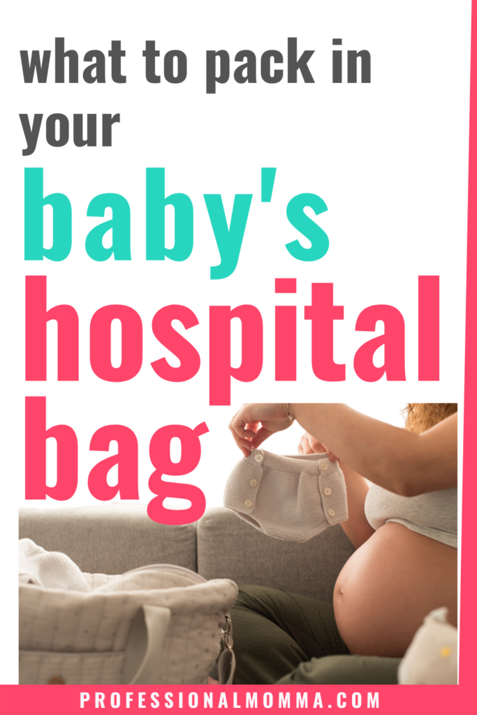 Must Haves for Baby Hospital Bag Checklist